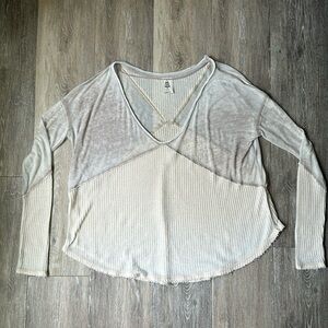 Free People Cotton Blend Long Sleeve